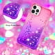 thumbnail image 4 of Funda para iPhone 12 PRO MAX Transparente con Brillos Carcasa Protectora Antigolpes con Glitter Brillante, 4 of 5