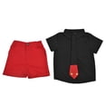 thumbnail image 2 of Conjunto De Pantalones Cortos Para Niños, Ropa Para Niños, Camisa De Manga Corta, Conjunto De Ropa Para Niños, Conjunto De Pantalones Cortos Con Corbata Para Niños Pequeños Higoodz Otros, 2 of 8