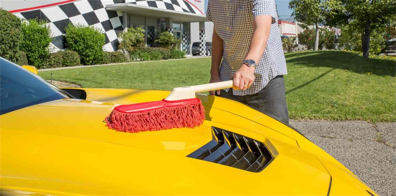 California Car Duster with Plastic Handle and Wax Treated Cotton Mop Removes Auto Dust Scratch Free (Colors May Vary) - image 4 of 4