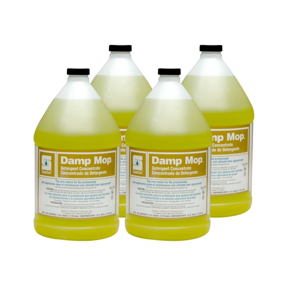 Spartan Chemical Indoor Concentrate and Household Floor Cleaners, Lemon, 1 Gallon, 4 Count