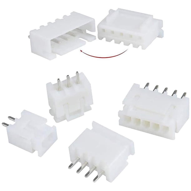 460pcs Jst Connector Kit, Jst-xh, 2/3/4/5/6 Pin Male/Female