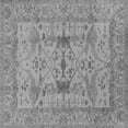 thumbnail image 1 of Ahgly Company Indoor Square Oriental Gray Industrial Area Rugs, 7' Square, 1 of 4