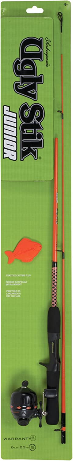 Ugly Stik 4'6” Junior Spincast Kit Fishing Rod and Reel Combo
