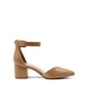 thumbnail image 3 of Zapatos DREAM PAIRS ANNEE Nude Punta Fina Tacones Anchos, 3 of 7