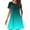 Blue, variant on Erwazi Women's Crew Neck Short Sleeve T Shirt Dress Summer Trendy Basic Casual Dresses Swing Flowy Midi Dress with Pockets