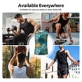 thumbnail image 7 of Kdxio Tropical Leaves for Men's Muscle T-shirt,Sleeveless for Workout Running Athletic Gym Lounge Casual, 7 of 7