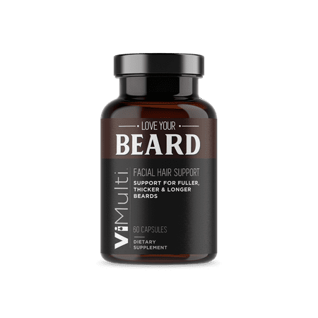 Love Your Beard by ViMulti Beard Growth Supplement and Hair Loss (Best Supplements For Hair Loss And Growth)