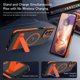 thumbnail image 3 of Funda magnética GUAGUA para Moto G Power 5G 2024 de 6.7 pulgadas, naranja, 3 of 8