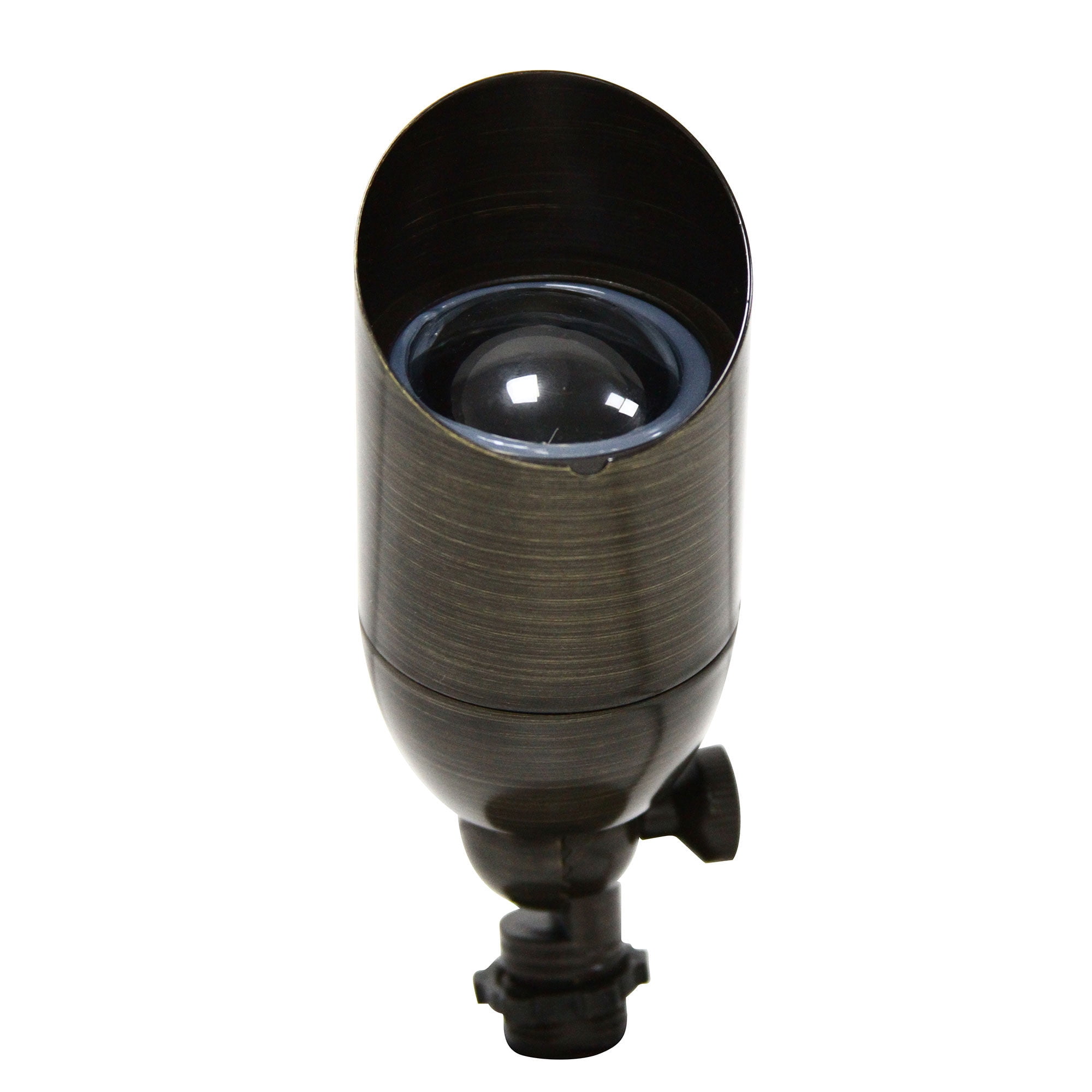 LNC 6W Solid Bronze LED Outdoor Spotlight 2700K Warm White 490 Lumens for Low Voltage Landscape Lighting of Yard, Lawn, Garden, Patio, Trees & House