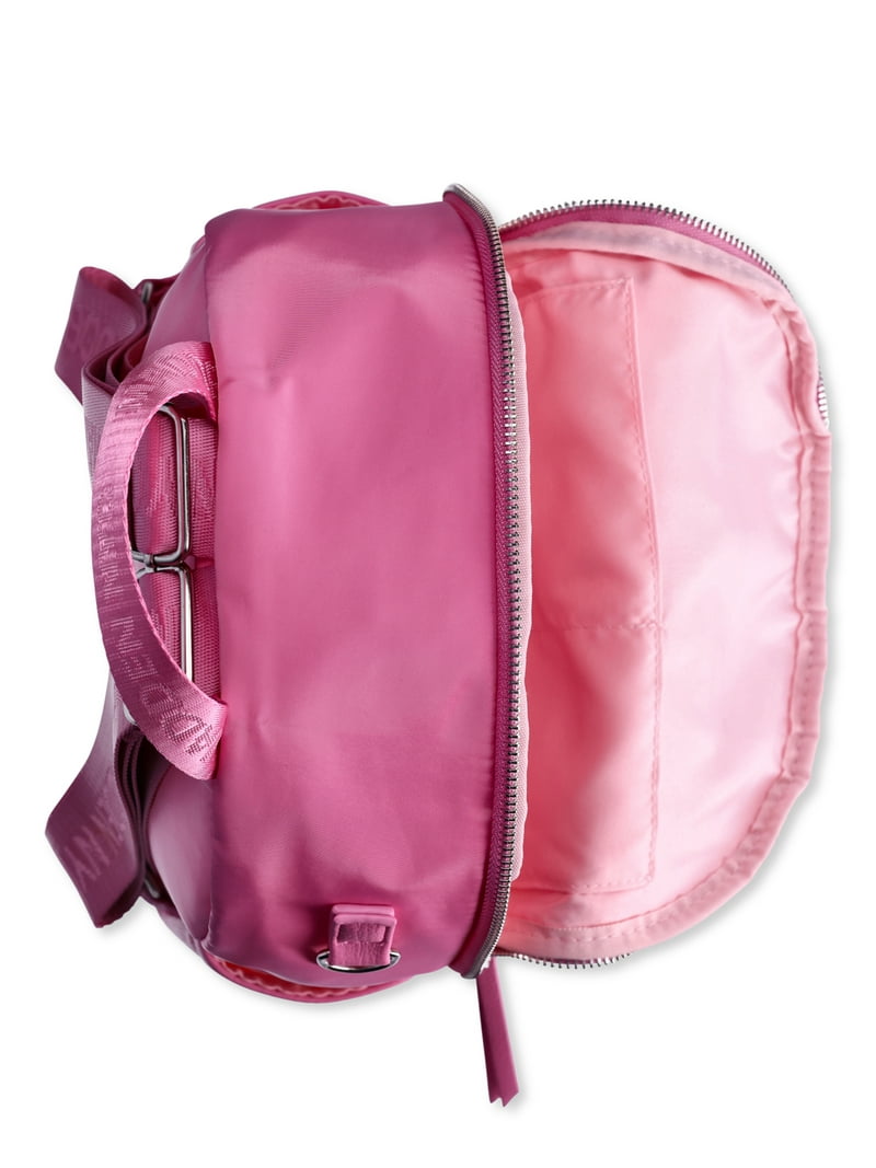 Madden NYC Women's Mini Backpack with Pouch, Pink