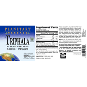 Planetary Herbals Triphala, GI Tract Wellness* 1000mg - 270 Tablet