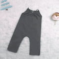 thumbnail image 3 of DPTALR Toddler Girls Baby Kids Jumpsuit Solid Color Romper Summer Outfits, 3 of 9