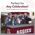 thumbnail image 5 of Maroon Texas A&M Aggies 6' Silver Table Cloth, 5 of 5