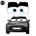 thumbnail image 3 of Red-Cartoon Window Foils 5 Colors Eye Pixar Heated Windshield Sunshade 130x70cm Car Front Window Visor Car Solar Protect Accessories, 3 of 7