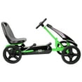 thumbnail image 4 of Air Jet Pedal Sporty Graphics Go Kart, 10" Wheels, Green, 4 of 7
