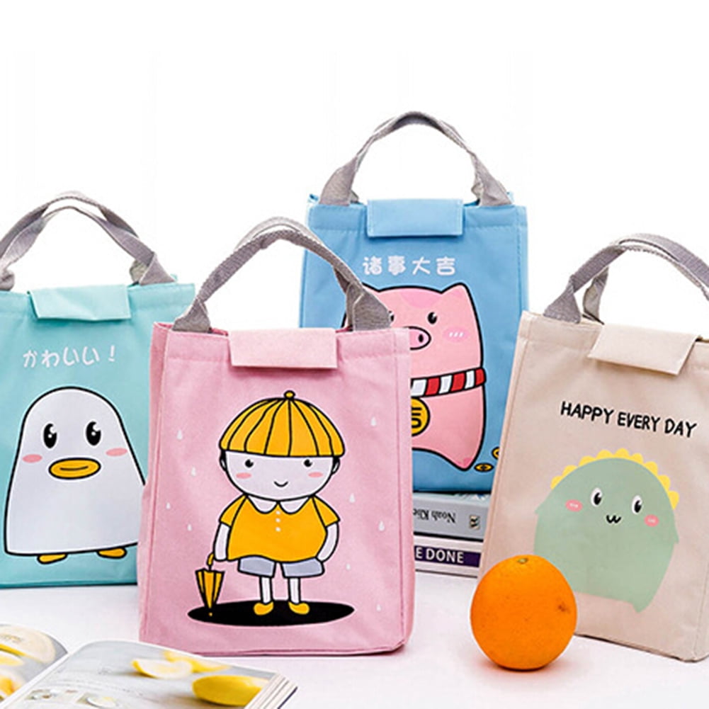 Details about   Cartoon Portable Insulated Lunch Bag Thermal Box Picnic Office School Pouch Tote 