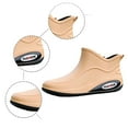 thumbnail image 5 of KANG Ladies Rain Shoes Women Short Fashion Adult Rain Boots Women's Water Shoes Non Ladies Outer Shoes Rain Boots Collar Gardening Boots Ultra Lightweight Portable Garden Shoes, 5 of 6
