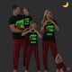 thumbnail image 3 of Pijama navideño a juego para toda la familia, ropa de dormir luminosa y brillante con My Tube, color rojo, 2023, 3 of 3