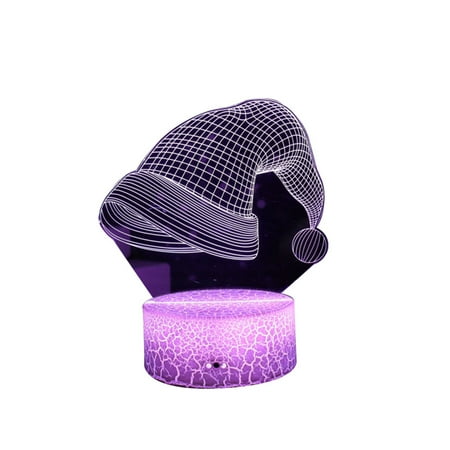 

Christmas 3D Toy Night Light 3D Stereoscopic Visual Romantic Christmas Gift G
