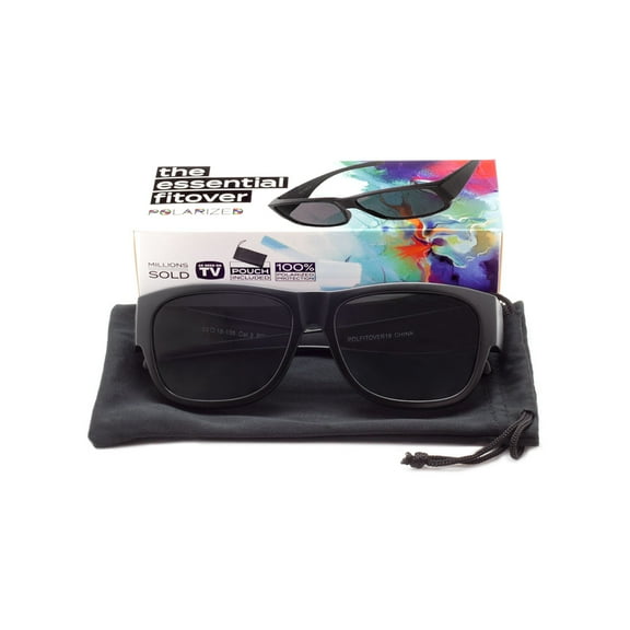 Polarized Fitover Sunglasses For Men Women Unisex with Microfiber Pouch Fit Overs