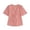 Pink, variant on Womens Short Sleeve Tops Dressy Casual V Neck Elegant Lace Yoke Blouse For Plus Size Summer Tunic Shirt Summer Casual Cute T-Shirts S-XXL