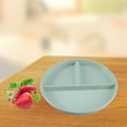 thumbnail image 2 of Assiettes Compartimentées, 3 Compartiments Réutilisables Légères pour Souper Entraînement Enfants Vert Armée, 2 of 8