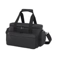 thumbnail image 2 of Bolsa de maquillaje de viaje, bolsa de almacenamiento con bolsillos, bolso de hombro, elegante y ligero. Negro, 2 of 8