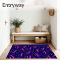 thumbnail image 3 of ODIKA 6 Machine Washable Non-Slip Area Rug, Mysterious Midnight Prowlers Artistic With Ultra Soft Rug, None, 515269, 3 of 7