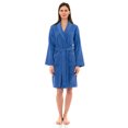 thumbnail image 3 of TowelSelections Women's Robe, Turkish Cotton Short Terry Bathrobe Medium Persian Jewel, 3 of 5