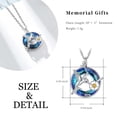 thumbnail image 2 of Cremation Jewelry for Ashes Hummingbird Memorial Urn Necklace Keepsake Gift Cremation Pendant Keepsake Urn Necklace For Ashes, 2 of 6