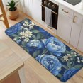 thumbnail image 5 of Pioneer Flower Floral Print Pattern Kitchen Rug Mat,Kitchen Runner Rugs Non Skid Washable,Decorative Kitchen Floor Mats for Kitchen,Sink,Laundry,17"x47.2", 5 of 7