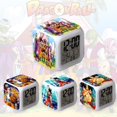 thumbnail image 2 of Reloj despertador de Dragon Ball para niños, despertador LED colorido, figura de dibujos animados luminosa, Son Goku, Vegeta, luz nocturna, regalos de juguete, 2 of 4
