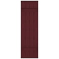 thumbnail image 6 of 14"W x 43"H Mid-America Vinyl, Standard Size Four Board Joined Shutters, w/Installation Shutter-Lok's & Matching Screws, 078 - Wineberry, 6 of 13