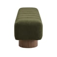 thumbnail image 4 of Deiokin 64" Upholstered Dining Bench, No-Assembly Boucle Fabric Bench with Wood Legs, 300lb Capacity, 4 of 8