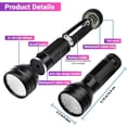 thumbnail image 4 of UV Flashlight Black Light, 51 LED 395 nM Ultraviolet Blacklight Detector for Dog Urine, Pet Stains and Bed Bug, 4 of 5
