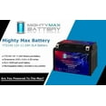 thumbnail image 2 of YTZ14S 12V 11.2AH 230CCA Battery for 2012 Yamaha XT1200Z, 2 of 6