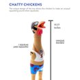 thumbnail image 4 of Charming Pet Earl Rubber Chicken Dog Toy, Multi, Small, 4 of 7