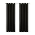 thumbnail image 5 of Better Homes & Gardens Solid Herringbone Blackout Curtain Panel, 1 Panel, Black, 50" W x 63” L, 5 of 6