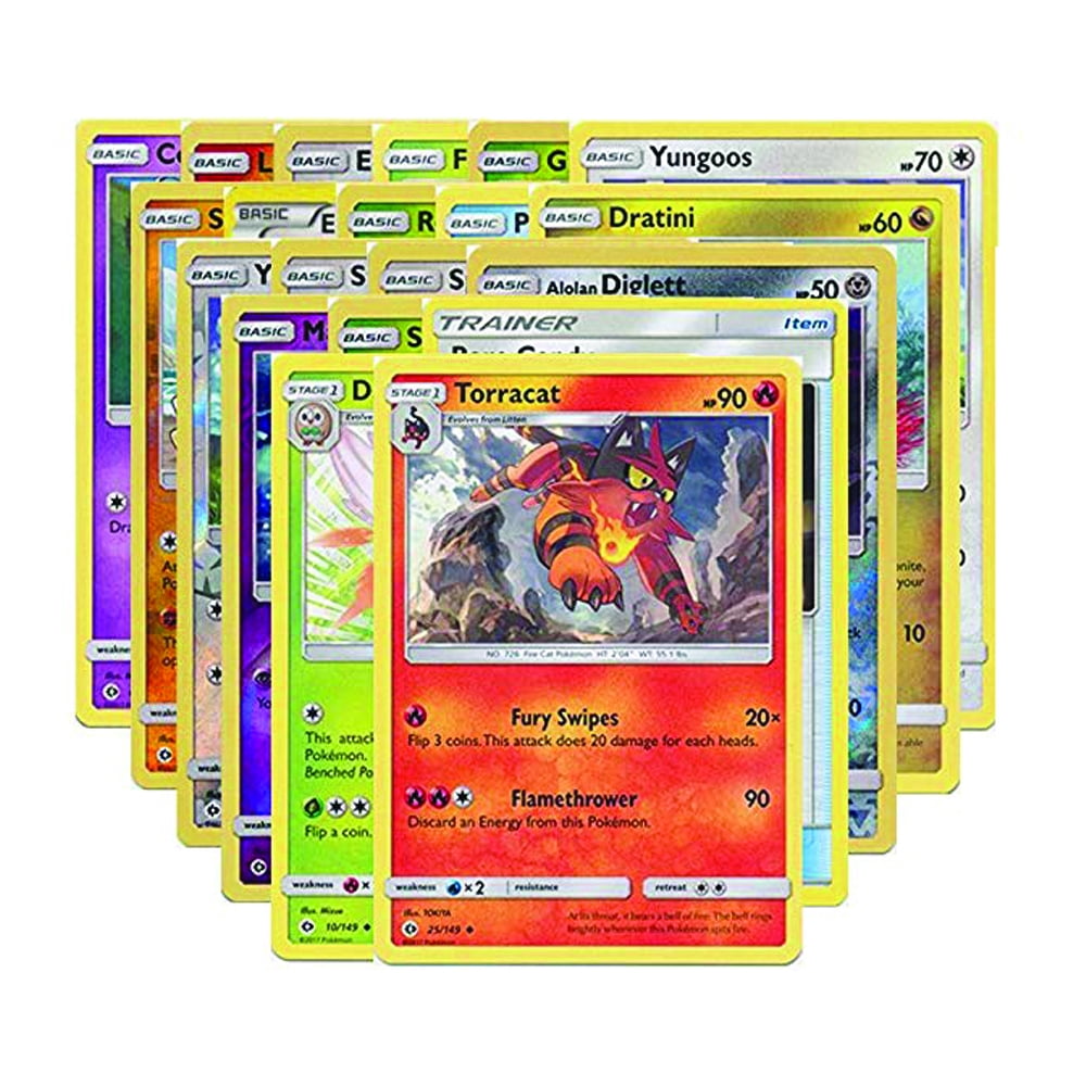 6 Rare Cards 5 Holo/Reverse Holo Cards Deck Box and 1 Top Cut Central Exclusive Dice. Pokemon GX Guaranteed with Booster Pack 20 Regular Pokemon Cards 