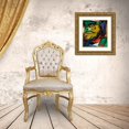 thumbnail image 3 of Marc, Franz 20x22 Gold Ornate Wood Framed with Double Matting Museum Art Print Titled - The Tiger, 1912, 3 of 4