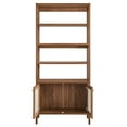 thumbnail image 5 of Capri 4-Shelf Wood Grain Bookcase in Walnut, 5 of 9
