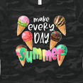 thumbnail image 4 of Inktastic Make Every Day Summer Ice Cream Cones Women's T-Shirt, 4 of 5