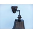thumbnail image 5 of Hampton Nautical 3xglass-101 Bronze Hanging Ship's 11" Bell-Nautical Decoration, 11 inch, 5 of 6
