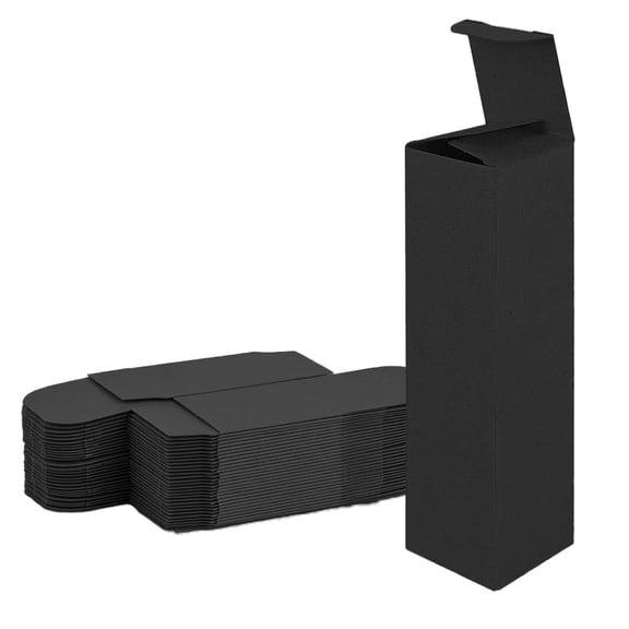 Ucanpack Black Product Boxes, Cardboard Packaging Paper Board Gift Box, 3 x 3 x 10" - 500/Bundle