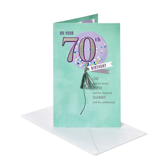 American Greetings 70th Birthday Card for Anyone (INSPIRE)