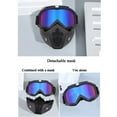 thumbnail image 5 of 1Storm Novelty Motorcycle Half Face Helmet German Style DOT Approved: HKY602 Matt Green + Black Tinted Goggle Bundle, 5 of 9