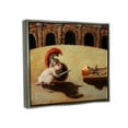 thumbnail image 3 of Mouse Vs Mousetrap Funny Battle Animals & Insects Painting Luster Gray Framed Art Print Wall Art, 3 of 6
