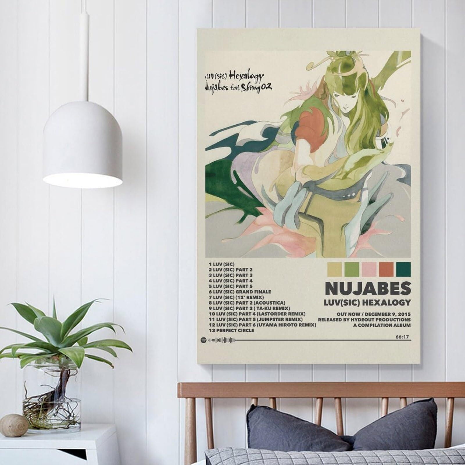 Nujabes - Luv(sic) Hexalogy Album Cover Canvas Poster Print Music