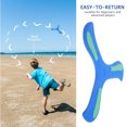 thumbnail image 3 of NIAIZEK Retour Vol Boomerang Bleu 1Pcs pour Activités Extérieures, 3 of 8