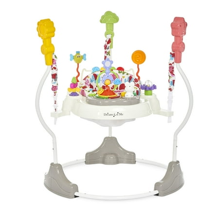 Dream on Me Zany Activity Center Bouncer in Elephant Print